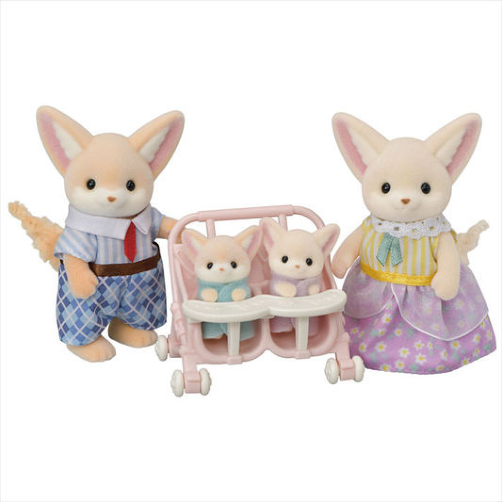 Sylvanian Families – Les Jumeaux Fennec (Rocco Et Tara) Avec Locomotive – Figurines Articulées 3 Ans+ Sylvanian Family Auto Sylvanian Families – Les Jumeaux Fennec (Rocco Et Tara) Avec Locomotive – Figurines Articulées 3 Ans+ Sylvanian Family Auto