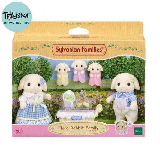 Sylvanian Families Flora Rabbit Family