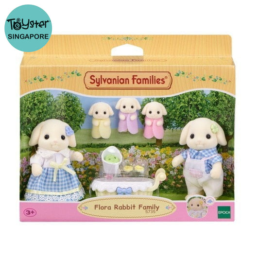 Sylvanian Families Flora Rabbit Family