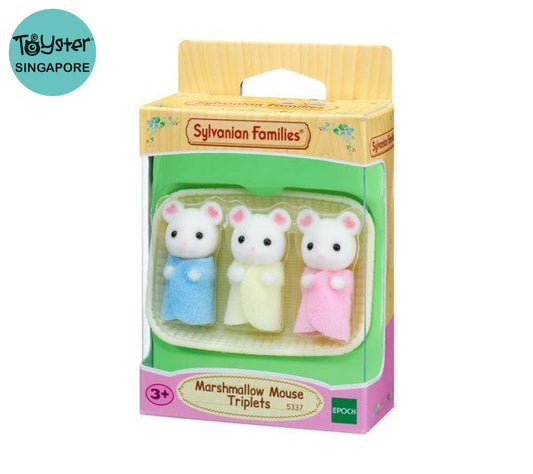 Sylvanian Families Marshmallow Mouse Triplets - Free Gift