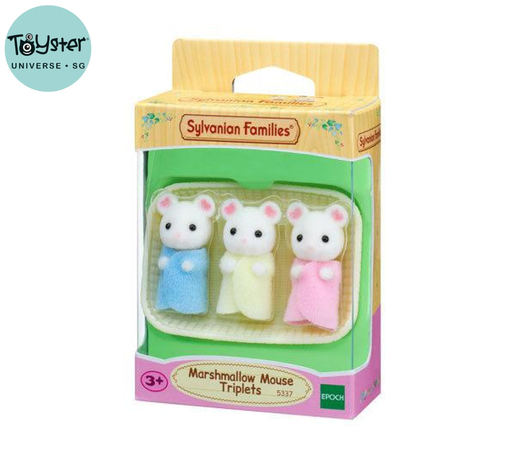Sylvanian Families Marshmallow Mouse Triplets - Free Gift