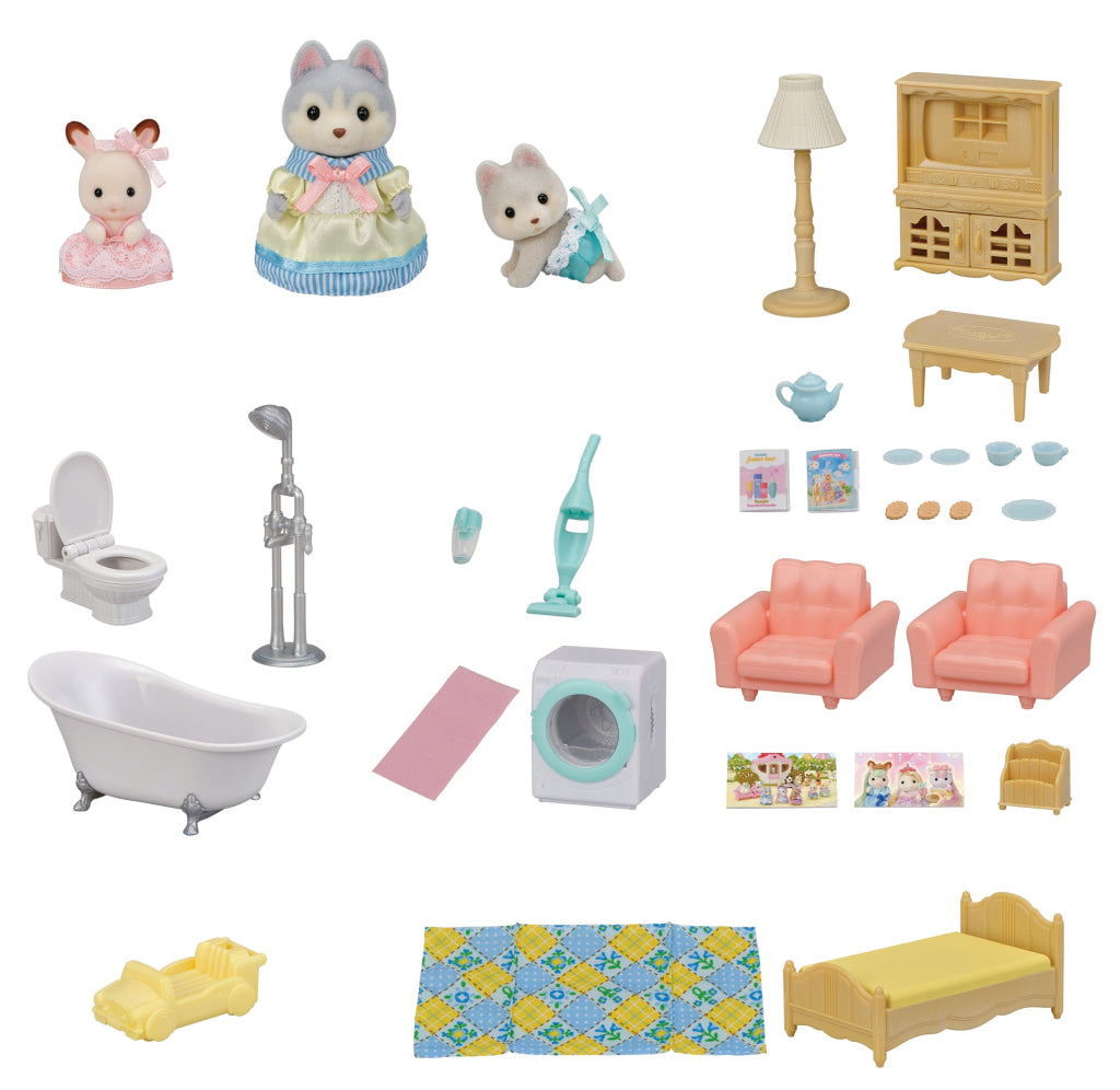 Sylvanian Families Red Roof Country Home Gift Set - Secret Attic Playroom