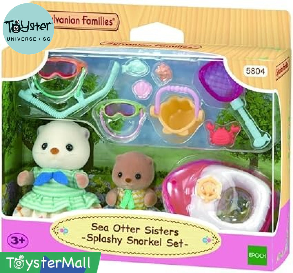 Sylvanian Families Sea Otter Sisters-Splashy Snorkel Set Sylvanian Families