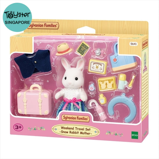 Sylvanian Families Weekend Travel Set - Snow Rabbit Mother Free Gift