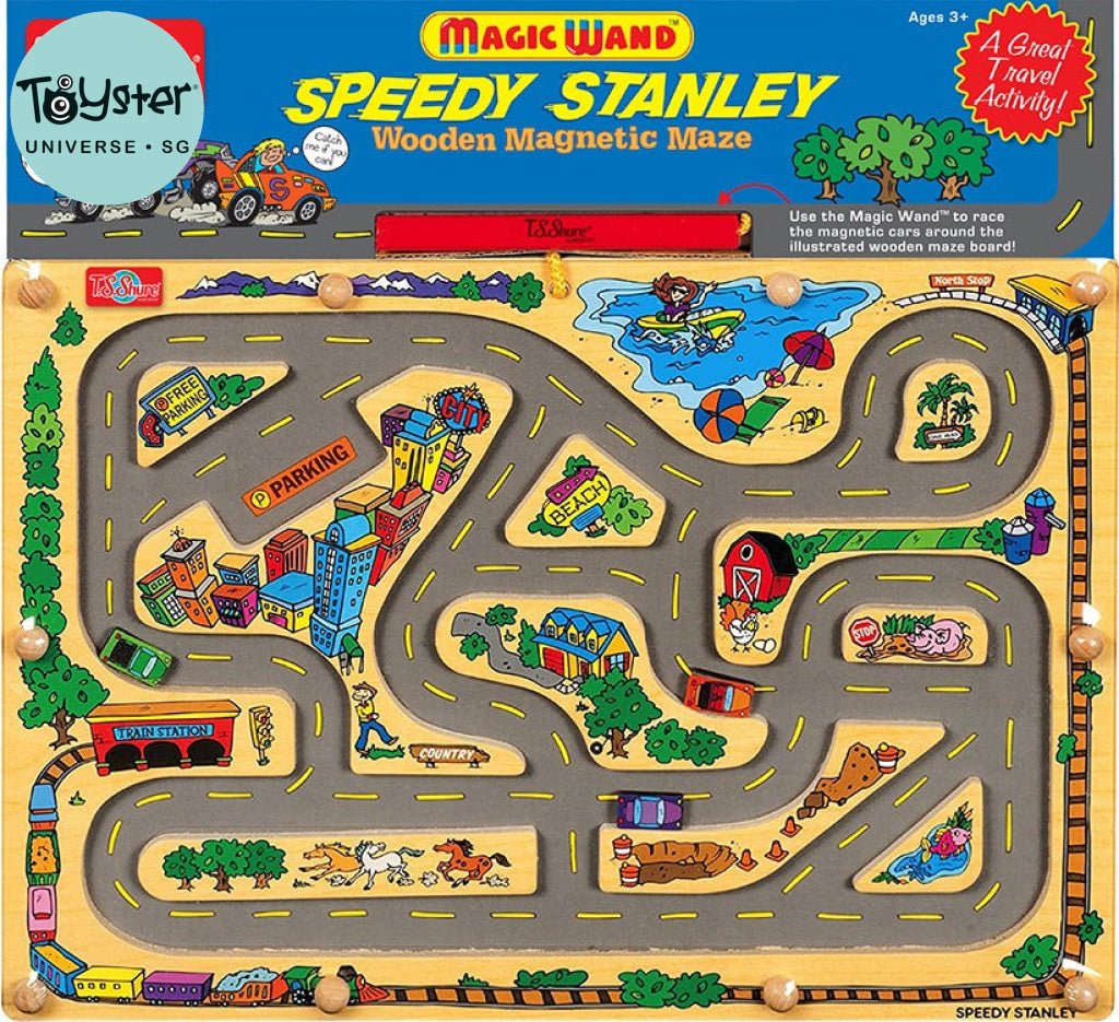 T.S. Shure Magic Wand Wooden Magnetic Maze Speedy Stanley - T.S. Shure Official Store