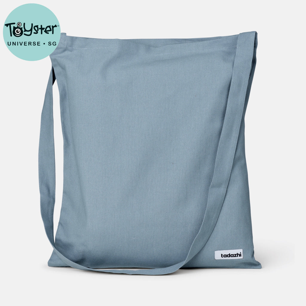 Tadazhi Organic Cotton Tote Bag Faded Blue