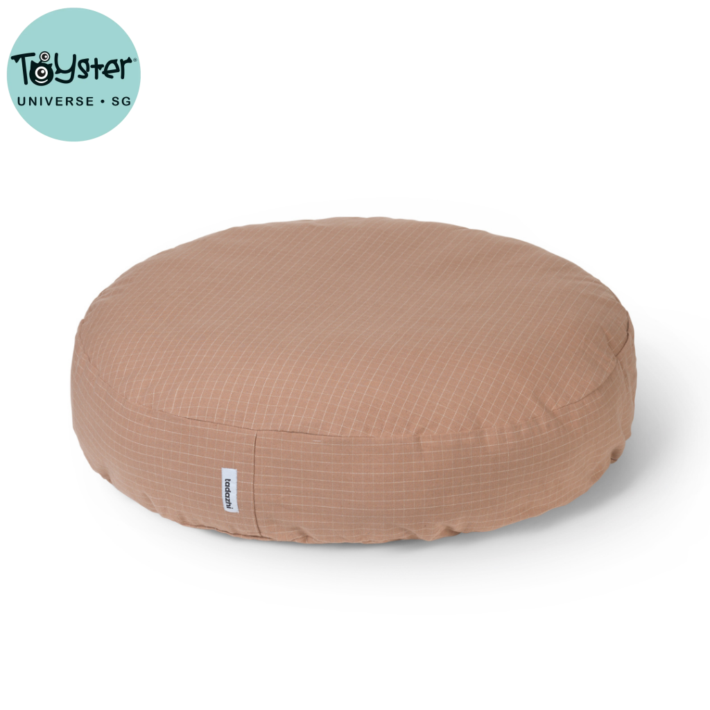 Tadazhi Round Dog Bed Checkered Rose - dog bed