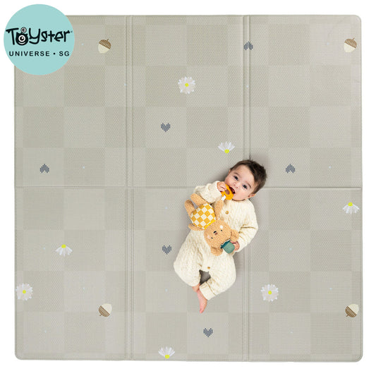 Taf Toys Fold & Play Checkers Baby Play Mat - Easier Development