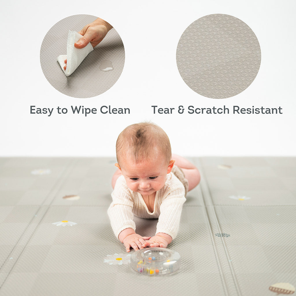 Taf Toys Fold & Play Checkers Baby Play Mat - Easier Development