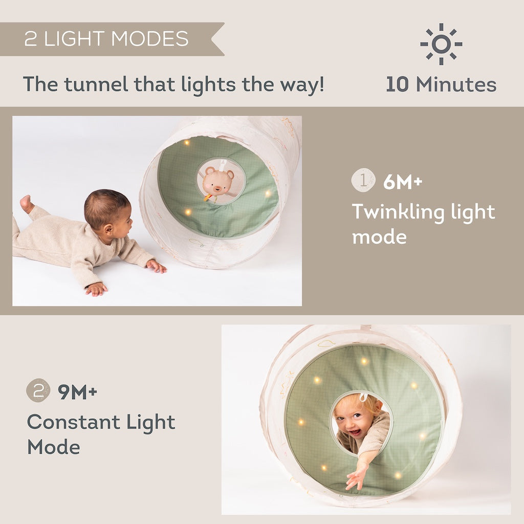 Taf Toys Glow & Crawl Tunnel - Easier Development