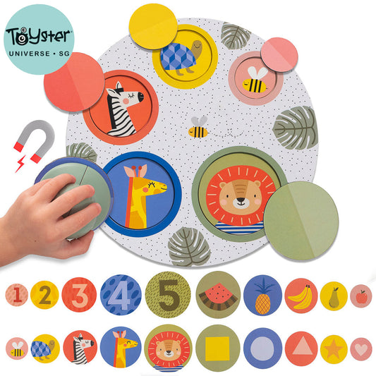 Taf Toys Magnetic Peek-A-Boo Puzzle - Easier Learning