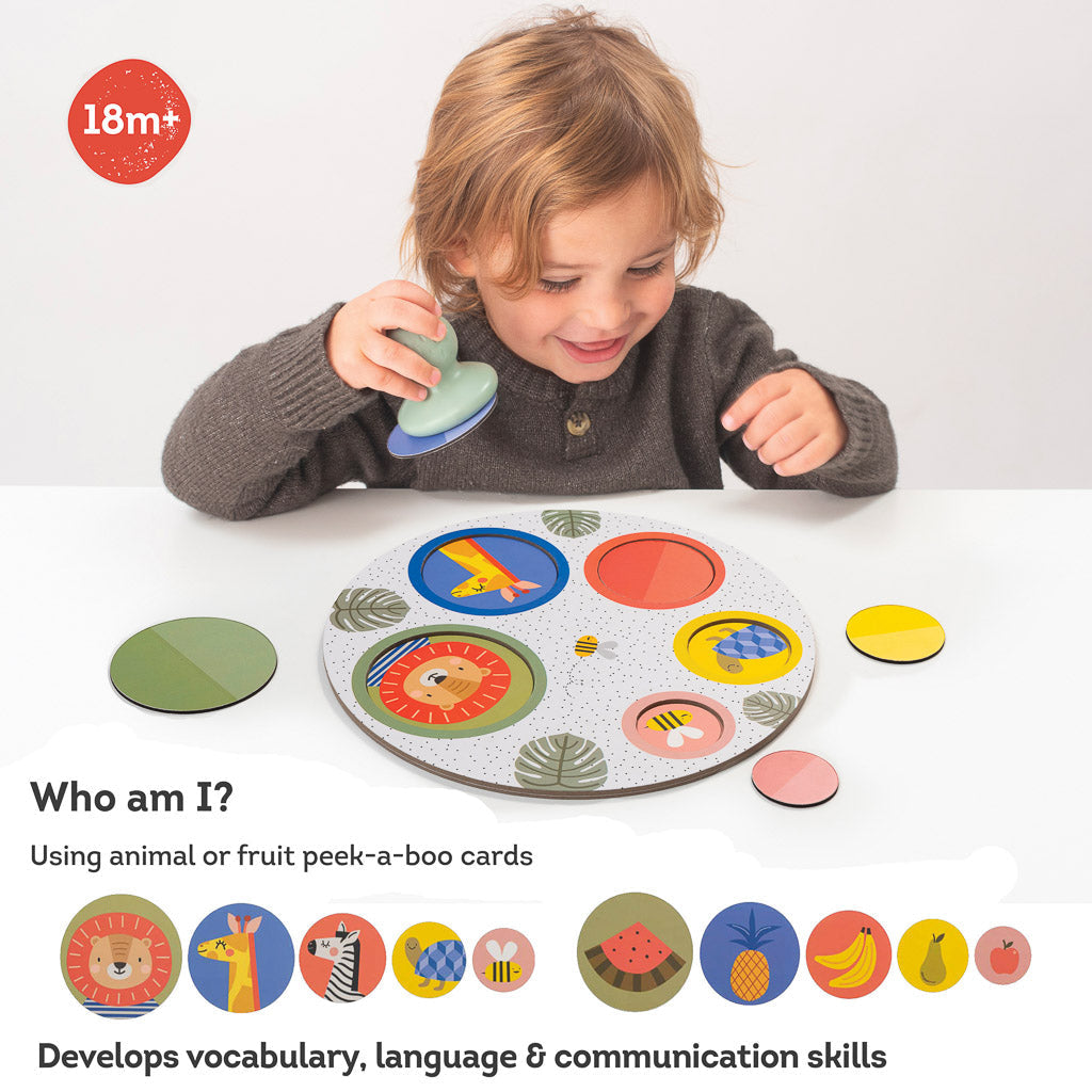 Taf Toys Magnetic Peek-A-Boo Puzzle - Easier Learning