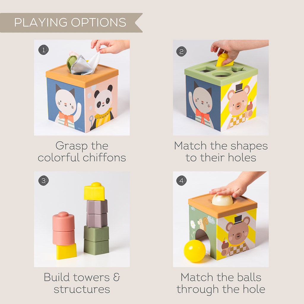 Taf Toys Play & Discover Cube - Easier Learning