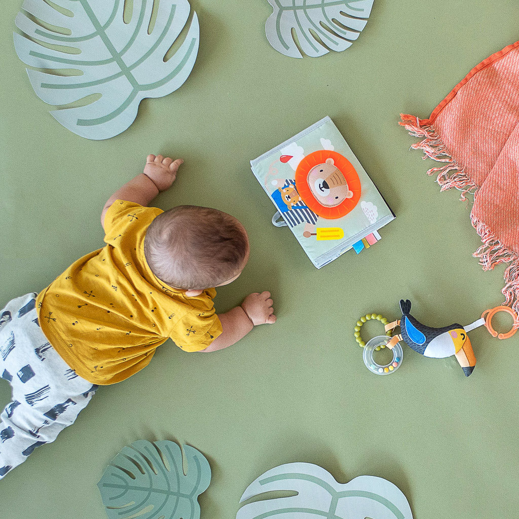 Taf Toys Savannah Tummy-Time Book - Easier Development