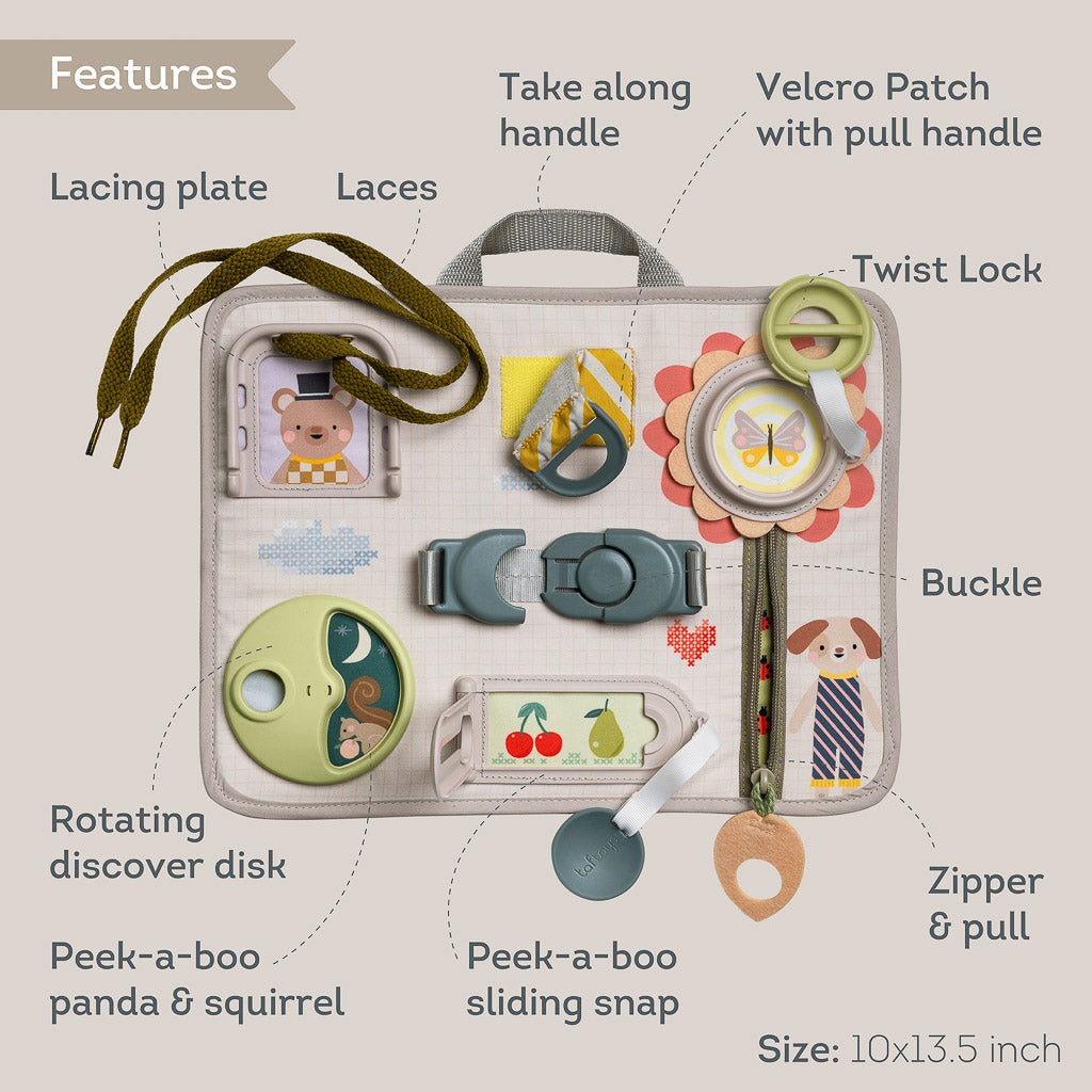 Taf Toys Snap ’n Learn Board - Easier Learning
