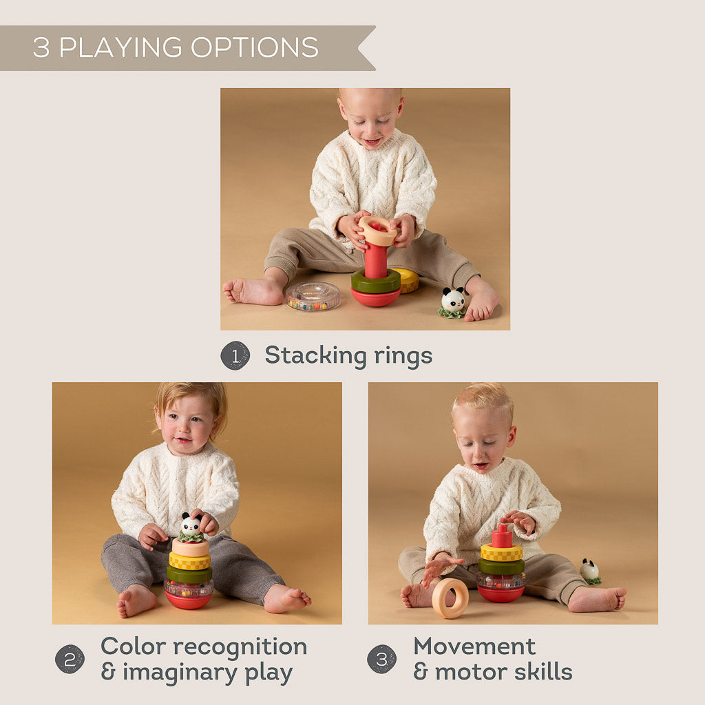 Taf Toys Stack-a-Panda Stacking Toys - Easier Learning