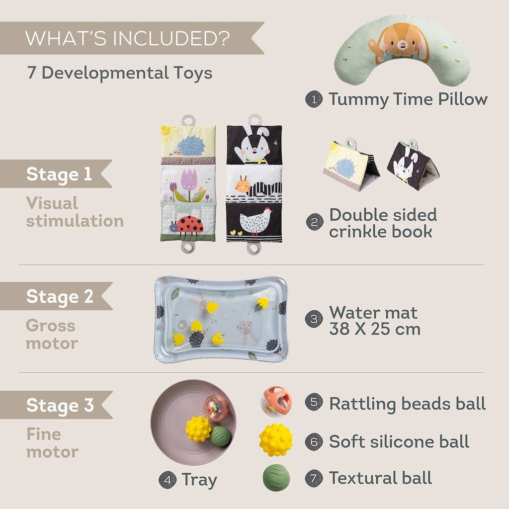 Taf Toys Tummy Time Essentials kit - Gift Set