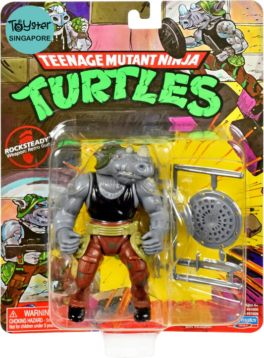 Teenage Mutant Ninja Turtles Classic 4’’ Figure Rocksteady Roblox