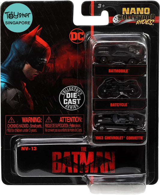 The Batman 1.65 Nano Hollywood Rides Die-Cast Vehicles Back To Future