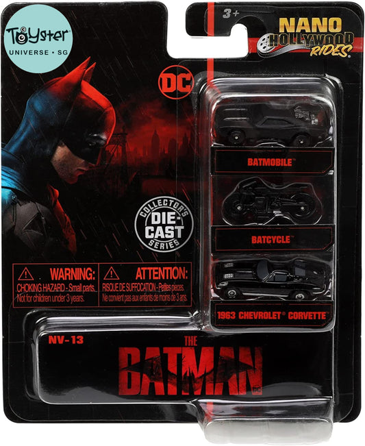 The Batman 1.65 Nano Hollywood Rides Die-Cast Vehicles Back To Future