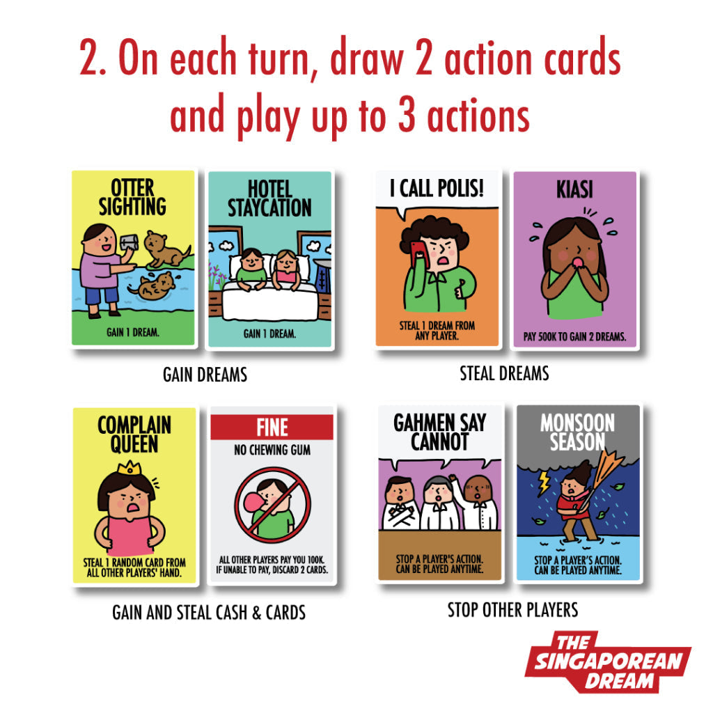 The Singaporean Dream Card Game - Card Games