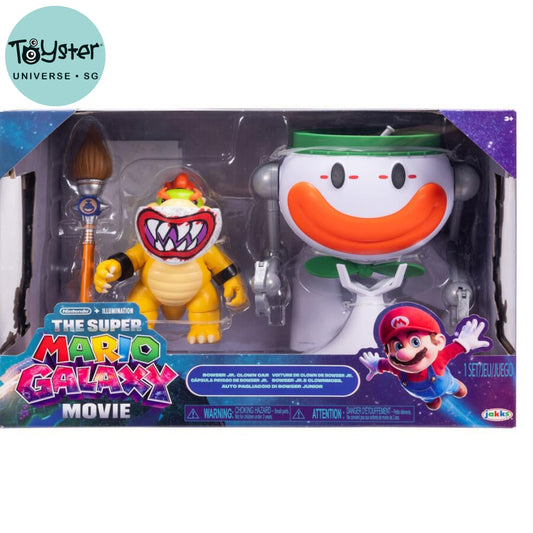 The Super Mario Galaxy Movie - 5” Bowser Jr. with Clown Car Paintbrush and Water-Reveal Stickers - Nintendo