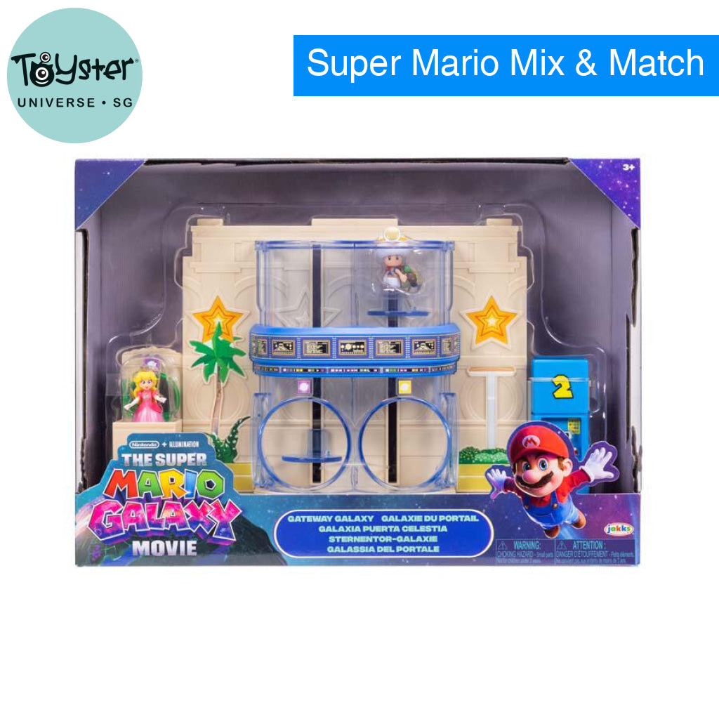 The Super Mario Galaxy Movie Gateway Galaxy Diorama Set - Nintendo