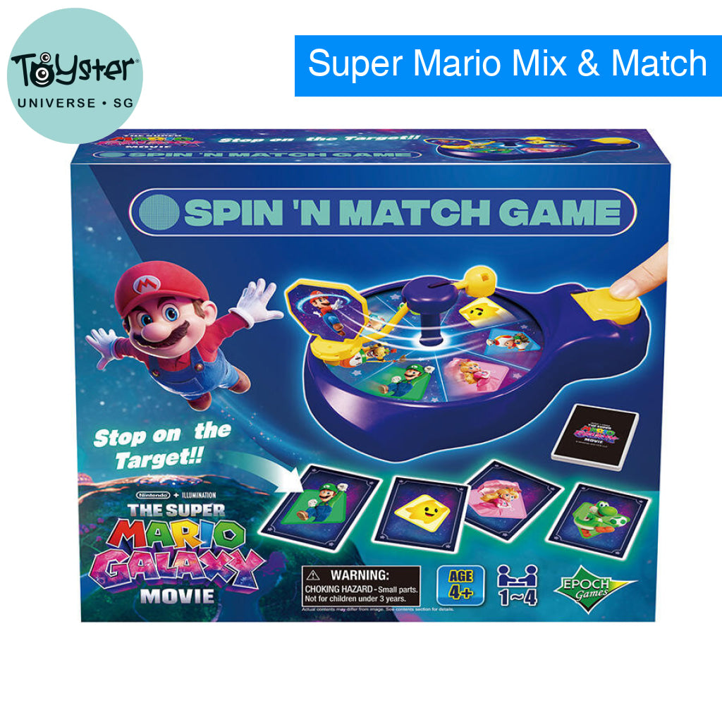 The Super Mario Galaxy Movie Spin ’N Match Game - Super Mario