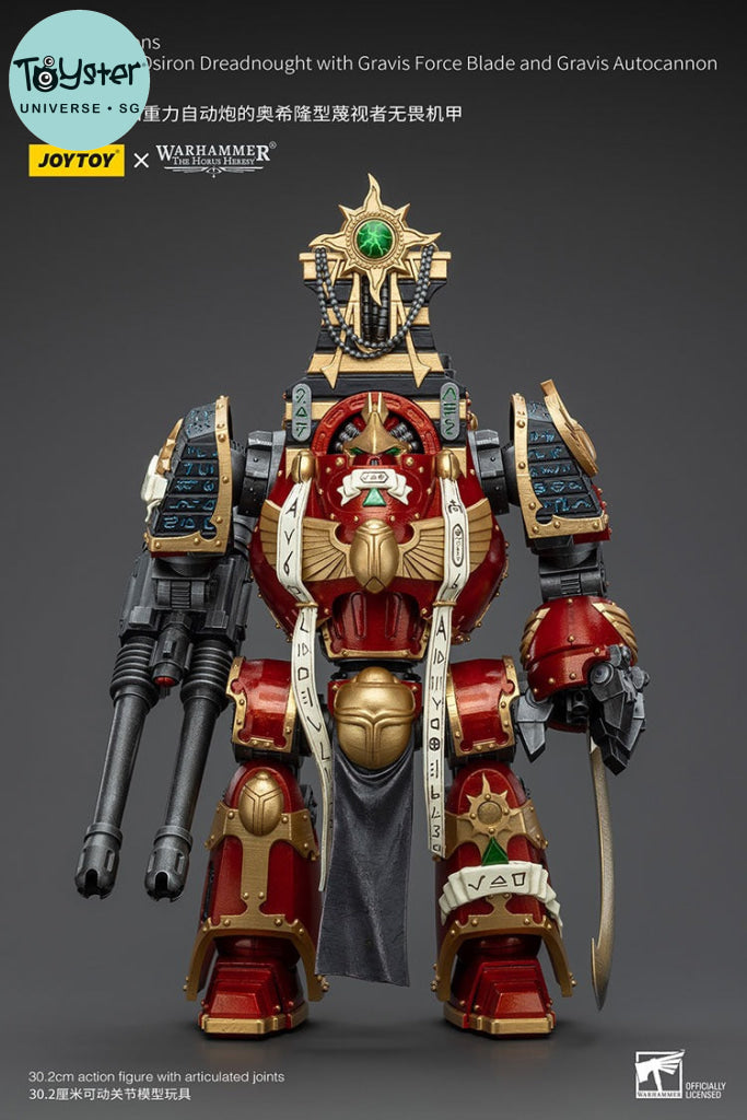 Thousand Sons Contemptor-Osiron Dreadnought With Gravis Force Blade And Autocannon Jt8636 Warhammer