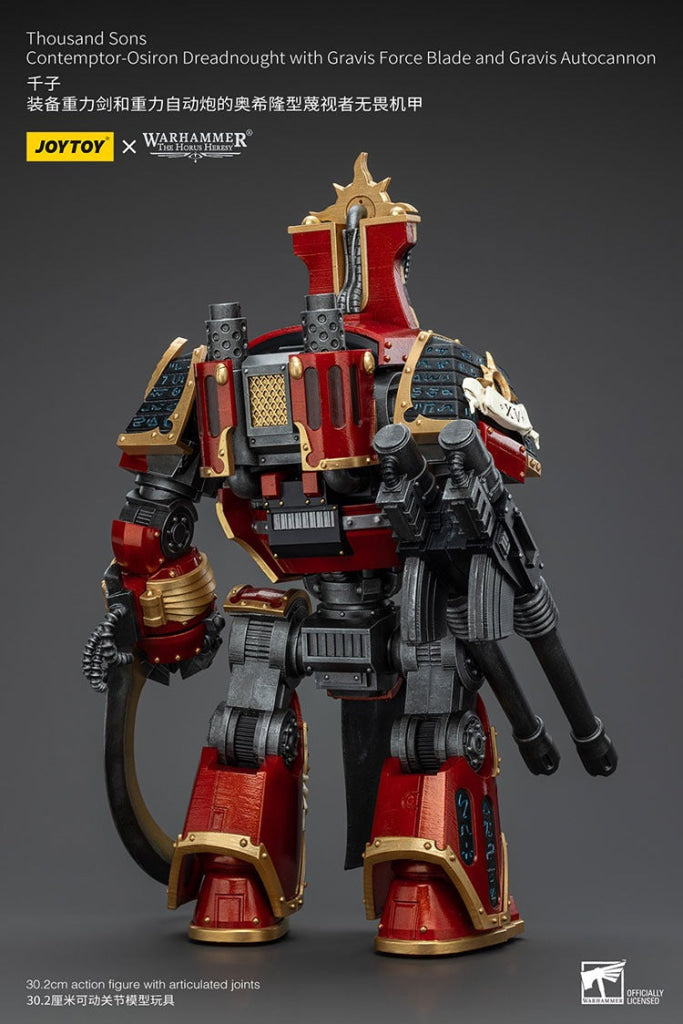 Thousand Sons Contemptor-Osiron Dreadnought With Gravis Force Blade And Autocannon Jt8636 Warhammer