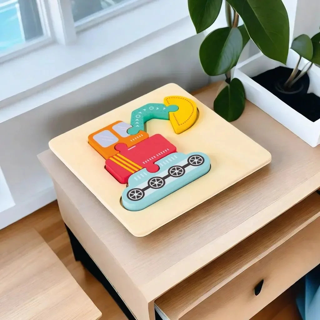 Three-Dimensional Wooden Jigsaw Puzzle