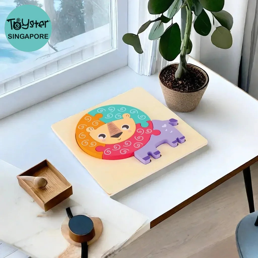 Three-Dimensional Wooden Jigsaw Puzzle