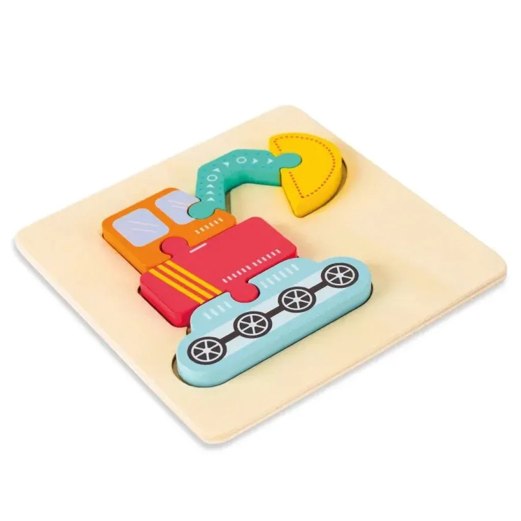 Three-Dimensional Wooden Jigsaw Puzzle