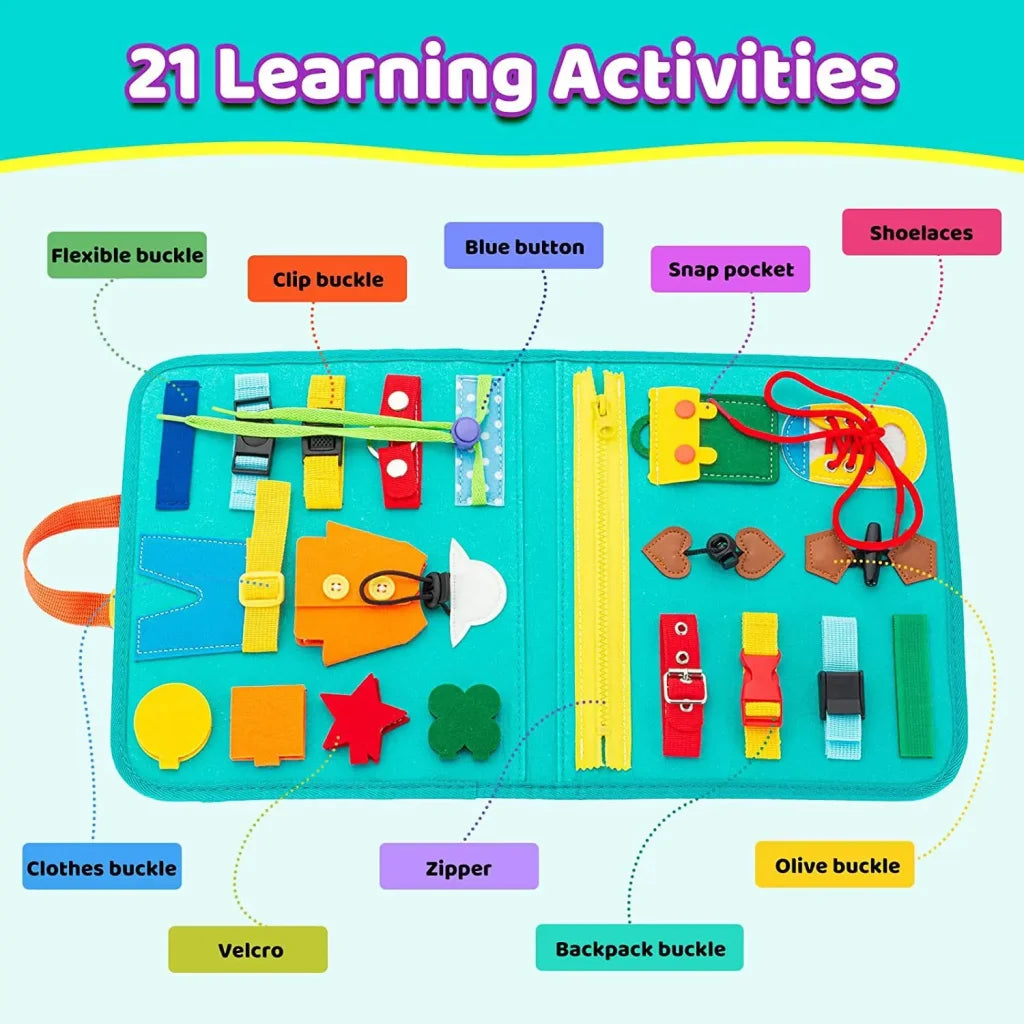 Toddlers Montessori Toys Busy Board Sensory