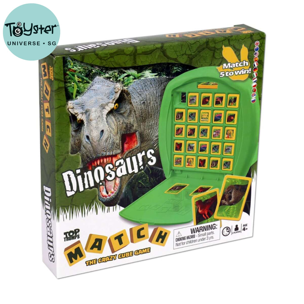 Top Trumps Dinosaurs Match - The Crazy Cube Game