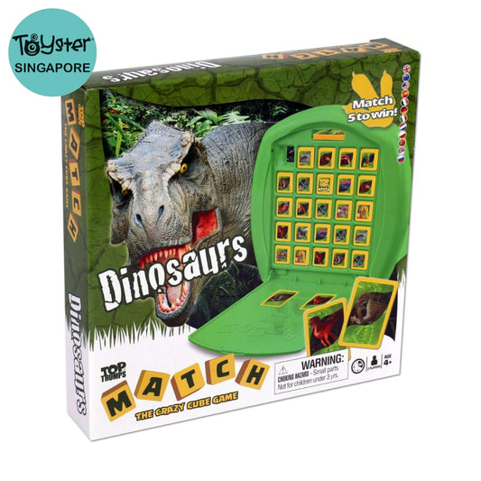 Top Trumps Dinosaurs Match - The Crazy Cube Game