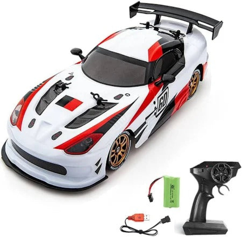Toyster RC Speedy Cheetah 1:16 2.4G 4WD Drifting Car - White - Toyster RC