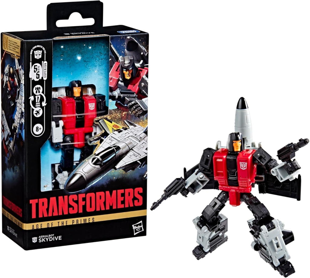 Transformers Age of The Primes Deluxe Class Aerialbot Skydive - Transformers