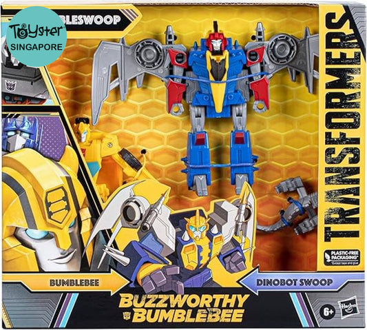 Transformers Buzzworthy Bumblebee Dino Combiner Bumbleswoop