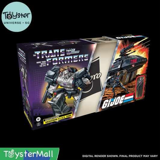 Transformers Collaborative: G.i. Joe Mash-Up Megatron H.i.s.s. Tank And Baroness