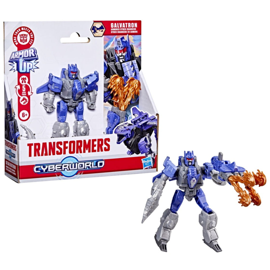 Transformers Cyberworld Armored Cyber Changers Galvatron - Transformers