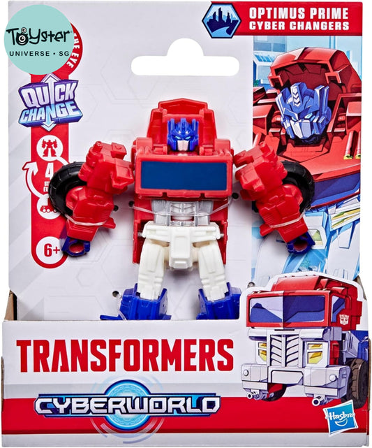 Transformers Cyberworld Cyber Changers Optimus Prime - Transformers