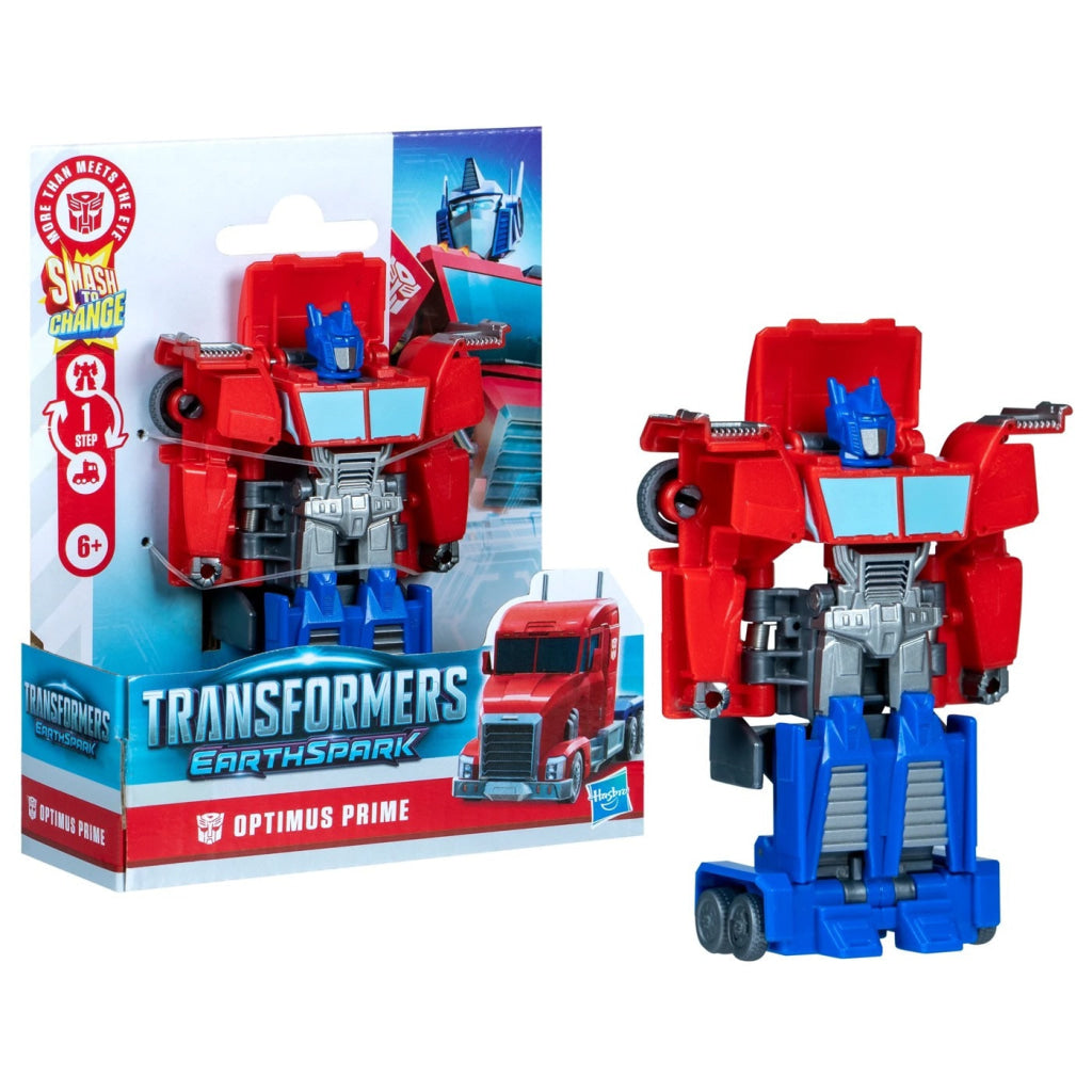 Transformers EarthSpark 1-Step Smash Changers Optimus Prime - Transformers