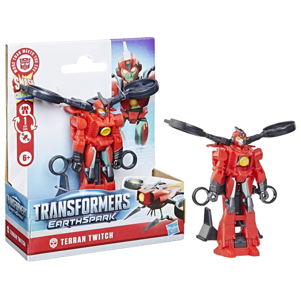 Transformers EarthSpark 1-Step Smash Changers Terran Twitch - Transformers