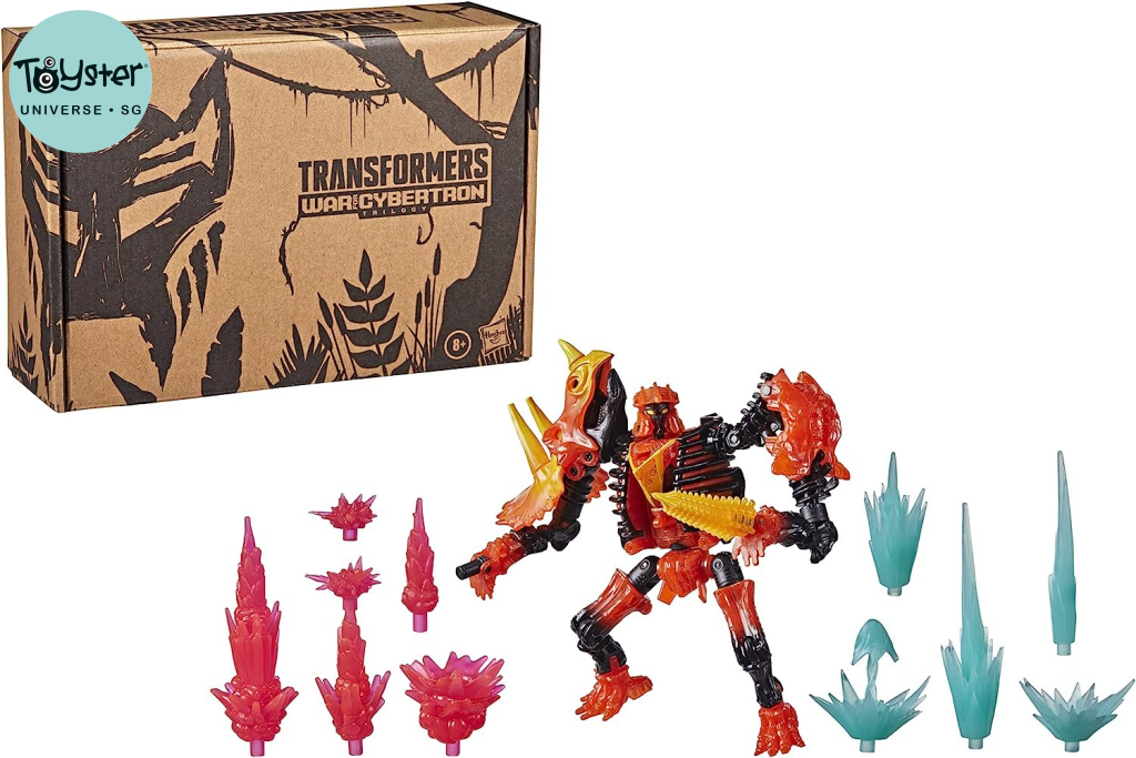 Transformers Generations War For Cybertron Deluxe Wfc-K39 Tricranius Beast Power Fire Blasts