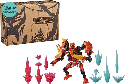 Transformers Generations War For Cybertron Deluxe Wfc-K39 Tricranius Beast Power Fire Blasts