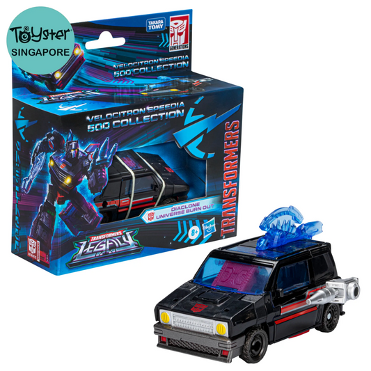 Transformers Legacy Velocitron Speedia 500 Collection Deluxe Diaclone Universe Burn Out