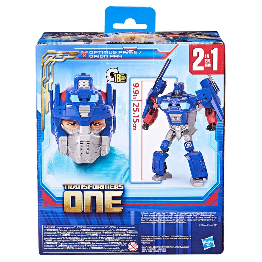 Transformers One 2 In 1 Optimus Prime (Orion Pax) Mask Action Figure