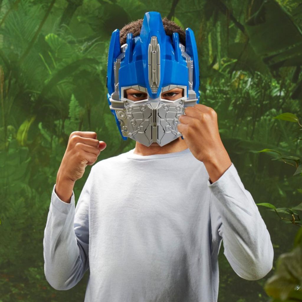 Automatic Transformer Mask Transformers Rise of the Beasts Optimus Prime Roleplay Costume Mask ...