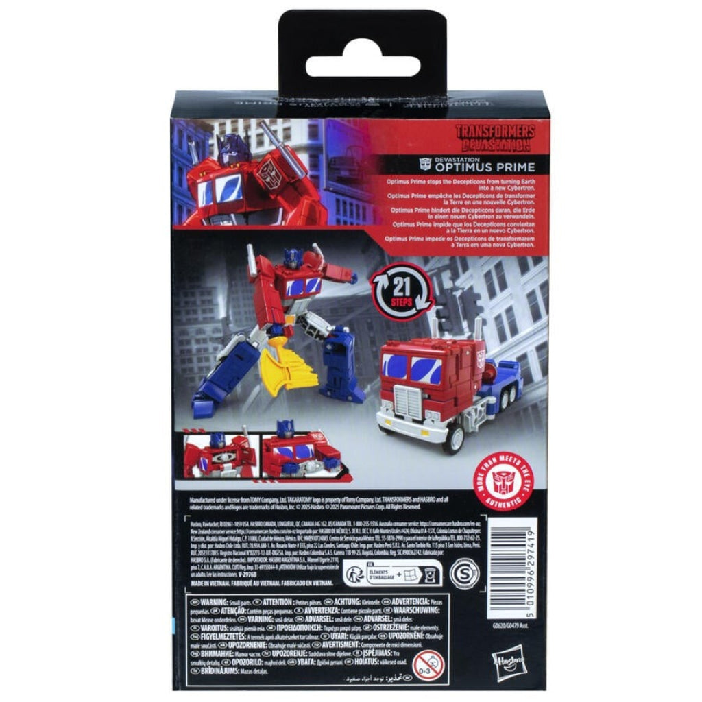 Transformers Studio Series Deluxe Class Transformers: Devastation Optimus Prime - Transformers